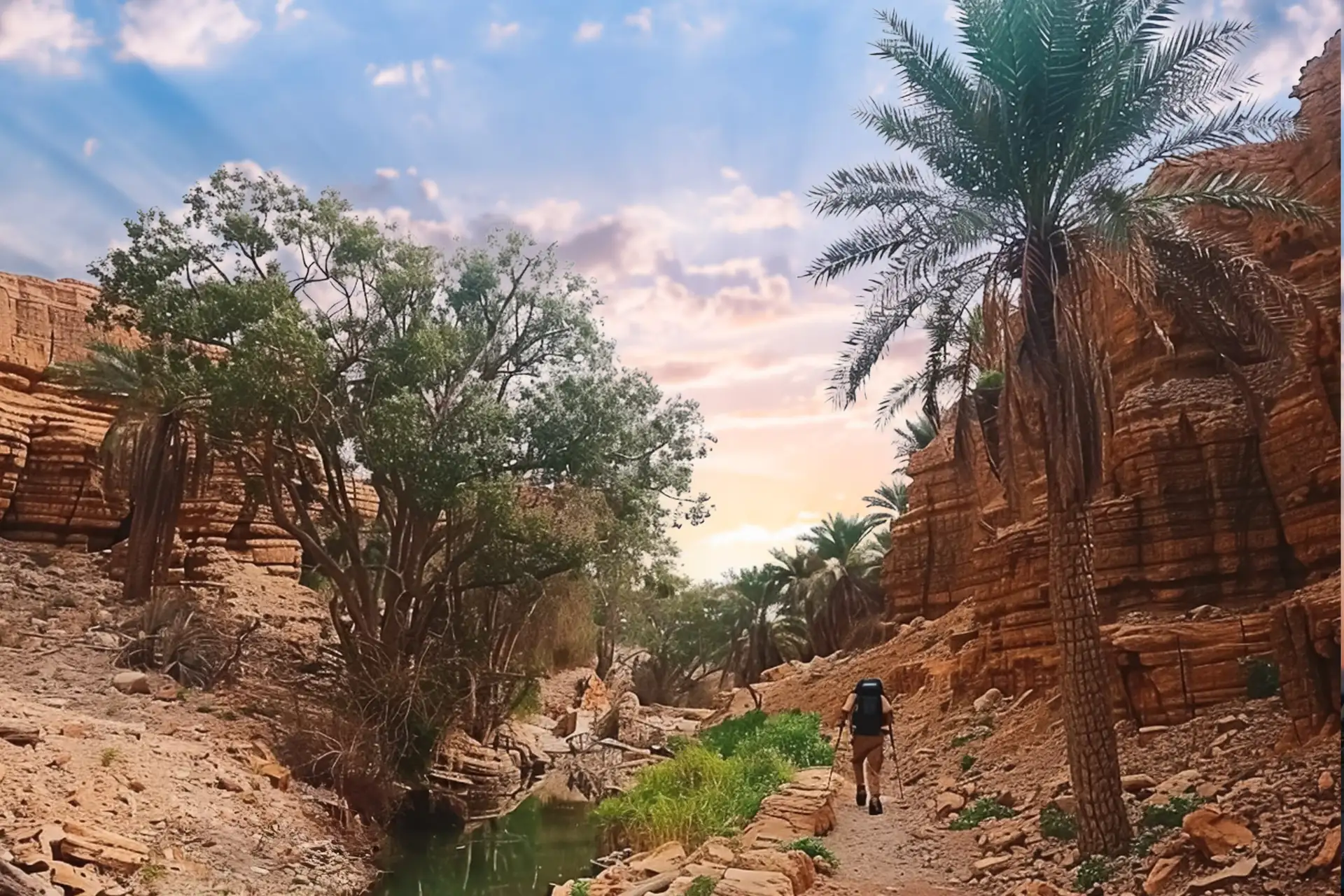 Explore the Ain al-Nabi in Wadi Raha