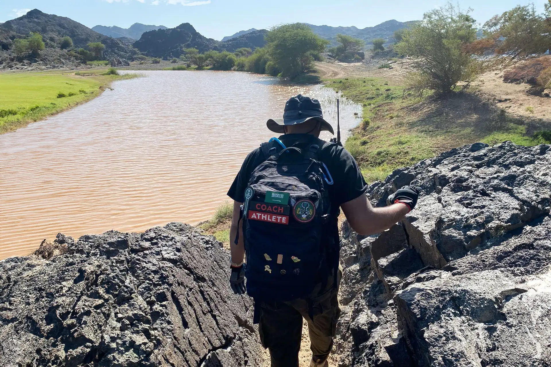 Hiking Through Muawiya Dam